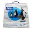 Milk White Portable Food Thermal Bags , Take Out Cooler Bags For Frozen Food