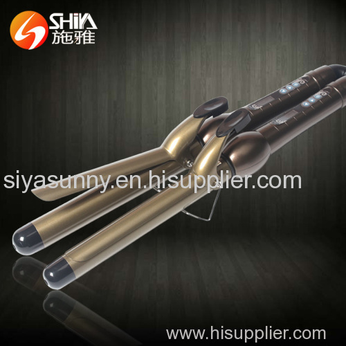 Professional LCD/LED styler wand maker hair curler sticks with the newest design hair curling iron