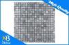 Natural Stone Polished Marble Mosaic Floor Tile / Italy Grey Square Mosaic Building Materials