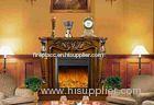 Manual / Remote Control Artificial Fake Flame European Electric Fireplace With Mantel