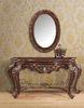 Decorative Furniture Antique Dressing Table With Mirror 1.8m Mdf Tan Painted