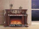 Portable Vintage Electric Fireplace , Freestanding Fake Flame LED Electric Fireplace