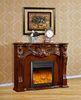 Classic Living Room Furniture 1.5m Oak Electric Fireplace With Deco Flame