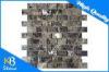 Dark Emperador Stone Marble Tiles Polished Subway Mosaic Wall or Flooring Tile Sheet