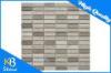 Bathroom Polishing Wooden Grey Marbles Subway Pattern Mosaic Tile for Interior / Exterior