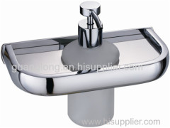 Chrome soap dispenser brass