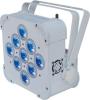 9 Lens 12000 HA Battery Powered Wireless DMX LED Flat Par RGBAW-UV (Case can be black also)