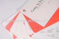 Round corner staple binding texture paper board book printing