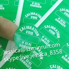 Supply Good Quality and Favorable Price Custom Frangible Paper Security Seals Sticker Unique Anti-fake Security Labels