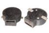 3V Black LCP Mini Electro Magnetic SMD Buzzer With 2 Soldering Pads