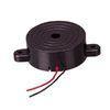 Black Wire Piezo electric Buzzer 2.8KHz 1/2 Duty Square Wave For Computer