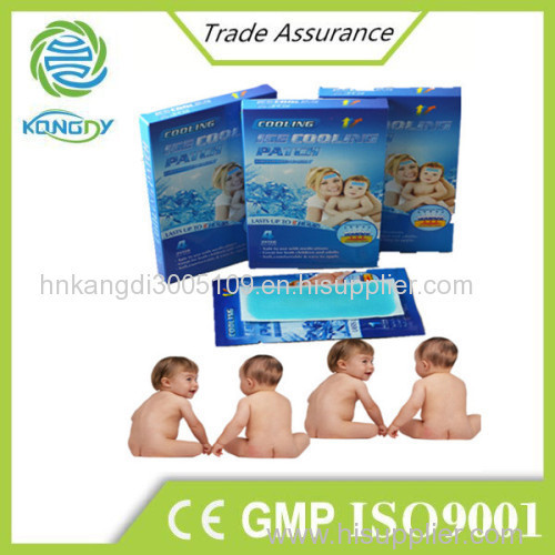 2015 Kangdi direct factory OEM New Products Baby Care Cooling Gel Patch with the best price