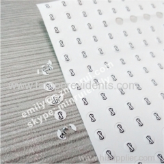 Custom 3mm round warranty seal broken stickers for phone repair warranty use