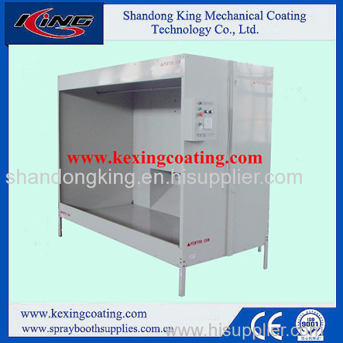 China Hot Selling Manual Powder Coating Spray Booth