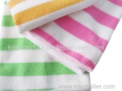 Microfiber Cleaning Cloth Stripe Kitchen Cleaning Cloth Wholesale Floor Cleaning Cloth