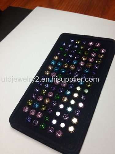 top quality star cut color synthtic CZ stones