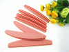 halfmoon sponge nail file orange buffer file