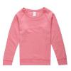 womens crew neck sweatshirts CVC60/40 Woman Crewneck Sweatshirt