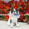 Garden Decor Post Solar Powered Light Lovely Dog