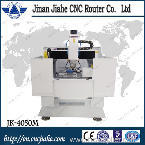 Jinan CNC 4050 table moving 3 axis cnc router for metal engraving