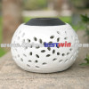 Solar Powered Ceramic Stone Jar LED Light