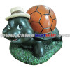 Garden Decor Post Solar Powered Light Resin Turtle