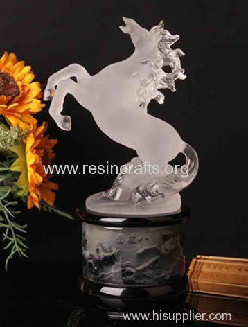 Imitation Colored Glaze Resin Crafts