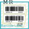 Kinds of Printed Barcode Stickers Printing Different Patterns and Colors Use As Security Lable