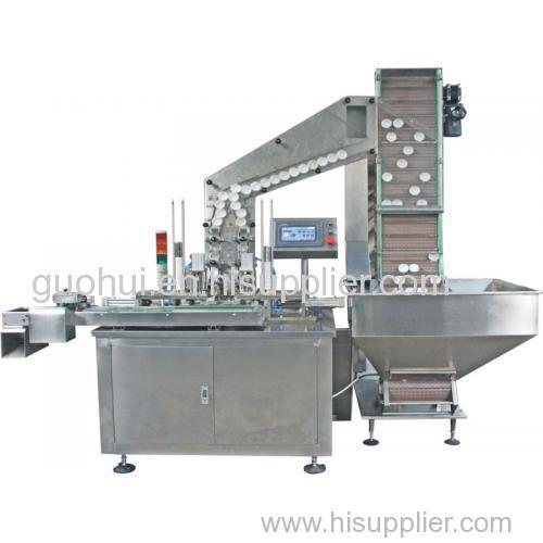 Fully automatic cap liner cutting and feeding machine/cap lining machine
