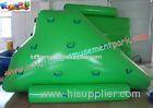 Green color Inflatable small water iceberg Toys durable commercial grade PVC tarpaulin