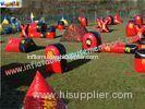 0.6MM PVC tarpaulin Bunkers field with different design for paintball sports