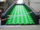 Green Color Wide Long Commercial grade 0.55mm PVC tarpaulin Inflatable Slide for rent