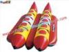 OEM Lightweight Banana PVC tarpaulin swimming pool Inflatable Boat Toys
