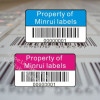 China Wholesale Security Asset ID Labels Tags Printing Serial Number Company Logo and Barcode