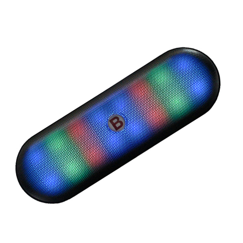Pill Speaker Bluetooth Speaker with Colorful LED Light