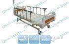CE ISO Certificate Three Cranks Rotating Manual Hospital Bed with Five Functions