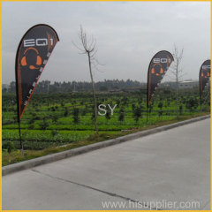 Custom outdoor advertising wind blade flag