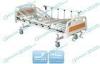 ABS Collapsible Side Rails Crank Manual Hospital Bed / medical equipment beds