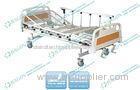 ABS Collapsible Side Rails Crank Manual Hospital Bed / medical equipment beds