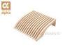 Flows smoothly Anatomically Designed Wood Sauna Backrest For Sauna Room Relaxing