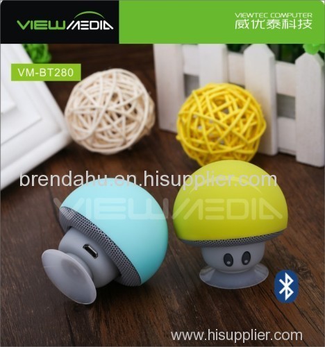 2015 hot mushroom bluetooth speaker viewmedia for Mini Phone