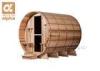 Unique Deluxe Rustic Hemlock / Red cedar / Pine Sauna Barrel for Outdoor Sauna