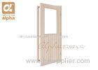 Commercial Aspen Sauna Glass Door Luxury Wooden Frame with window grids