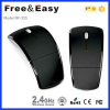 Ergonomic design 3d optical 2.4G wireless foldable mouse wireless