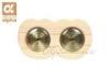 Golden Instrument Natural Wooden White Pine Sauna Thermometer Hygrometer OEM