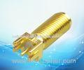Golden RF Cable Assembly SMA Long Straight Head Antenna Pedestal