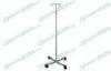 Height Adjustable Stainless Steel IV Drip Stand with Four Wheels and 4 hooks