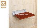 Modern Aluminum and Stainless Steel wood shower benches / Seat / stools for indoor