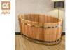 ISO Approved Inspiration Wood Bathtub With Years Red Cedar for Home Shower Bath