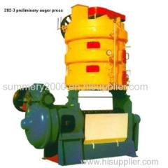 preliminary auger press machine